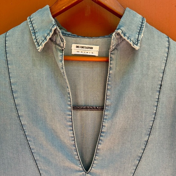 One x One Teaspoon Denim Shirt - Picture 3 of 8